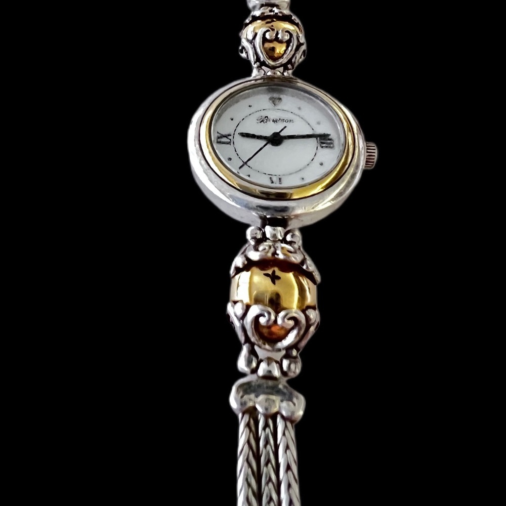 Brighton Del Sol watch silver & Gold plated. All my watches have new batteries.